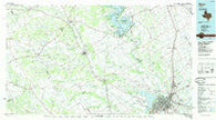 Waco Texas Historical topographic map, 1:100000 scale, 30 X 60 Minute, Year 1985