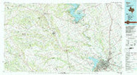 Waco Texas Historical topographic map, 1:100000 scale, 30 X 60 Minute, Year 1985