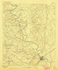 Waco Texas Historical topographic map, 1:125000 scale, 30 X 30 Minute, Year 1892