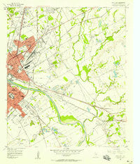 Waco East Texas Historical topographic map, 1:24000 scale, 7.5 X 7.5 Minute, Year 1957