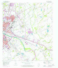 Waco East Texas Historical topographic map, 1:24000 scale, 7.5 X 7.5 Minute, Year 1957