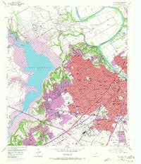 Waco West Texas Historical topographic map, 1:24000 scale, 7.5 X 7.5 Minute, Year 1957