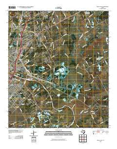 Waco East Texas Historical topographic map, 1:24000 scale, 7.5 X 7.5 Minute, Year 2010