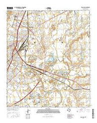 Waco East Texas Current topographic map, 1:24000 scale, 7.5 X 7.5 Minute, Year 2016