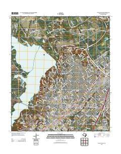 Waco West Texas Historical topographic map, 1:24000 scale, 7.5 X 7.5 Minute, Year 2012