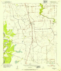 Wadsworth Texas Historical topographic map, 1:24000 scale, 7.5 X 7.5 Minute, Year 1952