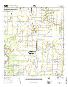 Wadsworth Texas Current topographic map, 1:24000 scale, 7.5 X 7.5 Minute, Year 2016