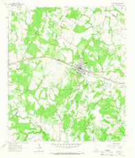 Waelder Texas Historical topographic map, 1:24000 scale, 7.5 X 7.5 Minute, Year 1964