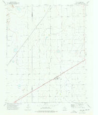 Waka Texas Historical topographic map, 1:24000 scale, 7.5 X 7.5 Minute, Year 1973