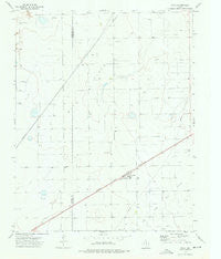 Waka Texas Historical topographic map, 1:24000 scale, 7.5 X 7.5 Minute, Year 1973