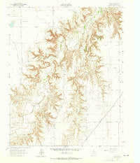 Waka SW Texas Historical topographic map, 1:24000 scale, 7.5 X 7.5 Minute, Year 1962