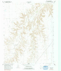 Waka SW Texas Historical topographic map, 1:24000 scale, 7.5 X 7.5 Minute, Year 1962