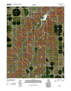 Waka SW Texas Historical topographic map, 1:24000 scale, 7.5 X 7.5 Minute, Year 2010