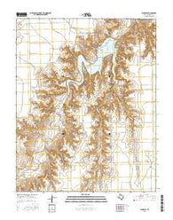 Waka SW Texas Current topographic map, 1:24000 scale, 7.5 X 7.5 Minute, Year 2016