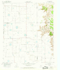 Wake Texas Historical topographic map, 1:24000 scale, 7.5 X 7.5 Minute, Year 1965