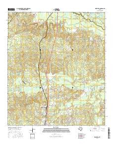 Wakefield Texas Current topographic map, 1:24000 scale, 7.5 X 7.5 Minute, Year 2016