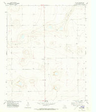 Walcott Texas Historical topographic map, 1:24000 scale, 7.5 X 7.5 Minute, Year 1971
