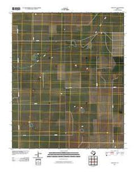 Walcott Texas Historical topographic map, 1:24000 scale, 7.5 X 7.5 Minute, Year 2010