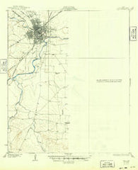 Wall Texas Historical topographic map, 1:62500 scale, 15 X 15 Minute, Year 1928