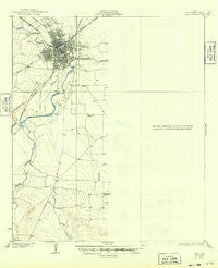Wall Texas Historical topographic map, 1:62500 scale, 15 X 15 Minute, Year 1928