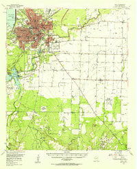 Wall Texas Historical topographic map, 1:62500 scale, 15 X 15 Minute, Year 1957