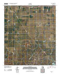 Wall Texas Historical topographic map, 1:24000 scale, 7.5 X 7.5 Minute, Year 2010