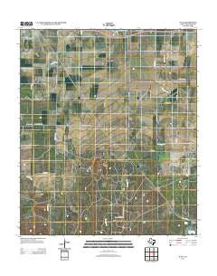 Wall Texas Historical topographic map, 1:24000 scale, 7.5 X 7.5 Minute, Year 2012