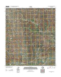 Wallace Draw Texas Historical topographic map, 1:24000 scale, 7.5 X 7.5 Minute, Year 2013