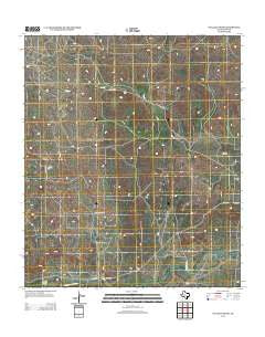 Wallace Draw Texas Historical topographic map, 1:24000 scale, 7.5 X 7.5 Minute, Year 2013
