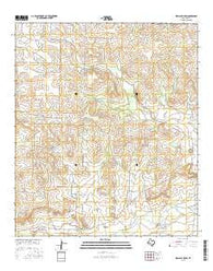 Wallace Draw Texas Current topographic map, 1:24000 scale, 7.5 X 7.5 Minute, Year 2016