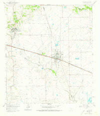 Waller Texas Historical topographic map, 1:24000 scale, 7.5 X 7.5 Minute, Year 1960