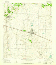 Waller Texas Historical topographic map, 1:24000 scale, 7.5 X 7.5 Minute, Year 1960