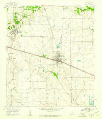 Waller Texas Historical topographic map, 1:24000 scale, 7.5 X 7.5 Minute, Year 1960
