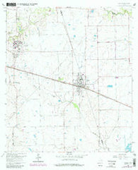 Waller Texas Historical topographic map, 1:24000 scale, 7.5 X 7.5 Minute, Year 1960
