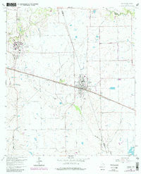 Waller Texas Historical topographic map, 1:24000 scale, 7.5 X 7.5 Minute, Year 1960