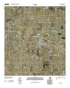 Waller Texas Historical topographic map, 1:24000 scale, 7.5 X 7.5 Minute, Year 2010