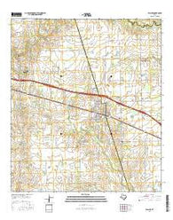 Waller Texas Current topographic map, 1:24000 scale, 7.5 X 7.5 Minute, Year 2016