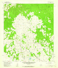Waller NW Texas Historical topographic map, 1:24000 scale, 7.5 X 7.5 Minute, Year 1960