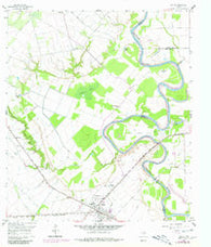 Wallis Texas Historical topographic map, 1:24000 scale, 7.5 X 7.5 Minute, Year 1960
