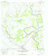 Wallis Texas Historical topographic map, 1:24000 scale, 7.5 X 7.5 Minute, Year 1960