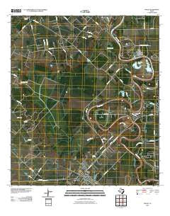 Wallis Texas Historical topographic map, 1:24000 scale, 7.5 X 7.5 Minute, Year 2010