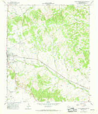 Walnut Springs East Texas Historical topographic map, 1:24000 scale, 7.5 X 7.5 Minute, Year 1966