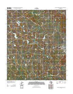Walnut Springs West Texas Historical topographic map, 1:24000 scale, 7.5 X 7.5 Minute, Year 2012