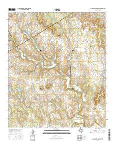 Walnut Springs West Texas Current topographic map, 1:24000 scale, 7.5 X 7.5 Minute, Year 2016