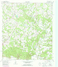 Warda Texas Historical topographic map, 1:24000 scale, 7.5 X 7.5 Minute, Year 1962