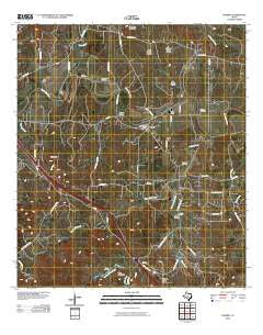 Waring Texas Historical topographic map, 1:24000 scale, 7.5 X 7.5 Minute, Year 2010
