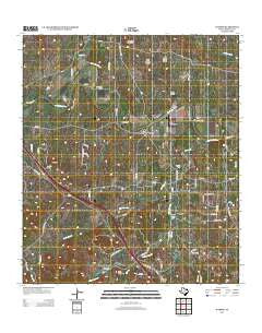 Waring Texas Historical topographic map, 1:24000 scale, 7.5 X 7.5 Minute, Year 2013