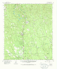 Warren Texas Historical topographic map, 1:62500 scale, 15 X 15 Minute, Year 1958