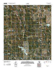 Warren Texas Historical topographic map, 1:24000 scale, 7.5 X 7.5 Minute, Year 2010
