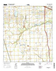 Warren Lake Texas Current topographic map, 1:24000 scale, 7.5 X 7.5 Minute, Year 2016